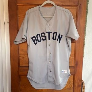 Boston Red Sox Gray Baseball Jersey